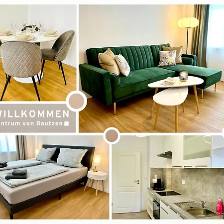 アパート Korniapartment Zentrum 2 Schlafzimmer Stellplatz バウツェン